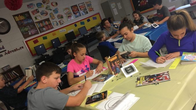 Central Elementary book tasting