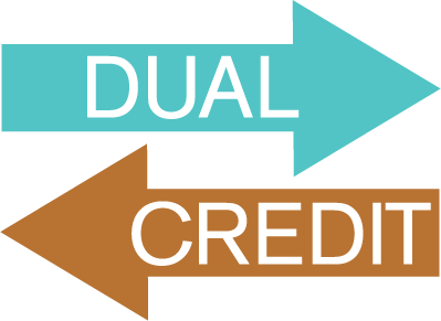 dual credit arrow clipart