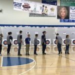 Knox Central archery team aims for target.