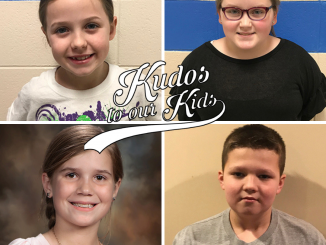 Kudos to our Kids logo with collage of the first four nominees photographs shown in a square image.