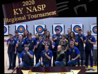All members of the KC archery team are shown with first place win.