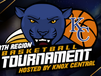 Logo for the 13th Region tournament featuring panther head