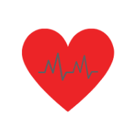 Heart with beat clipart from MCORE Foundation