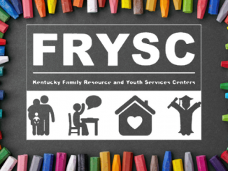 State FRYSC logo on black background with crayons