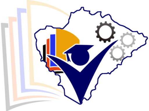 Knox County Public Schools logo, graduate surrounded by books and gears inside the outline of Knox County's geographical borders.