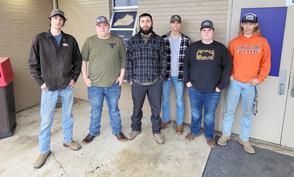 Five CTC students shown participated in the welding Skills USA competition. 
