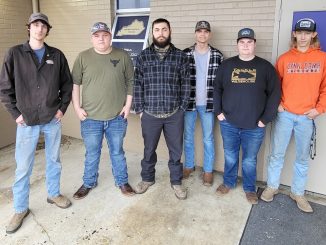 Five CTC students shown participated in the welding Skills USA competition.