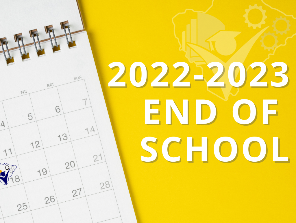End of School 2022-2023 infographic