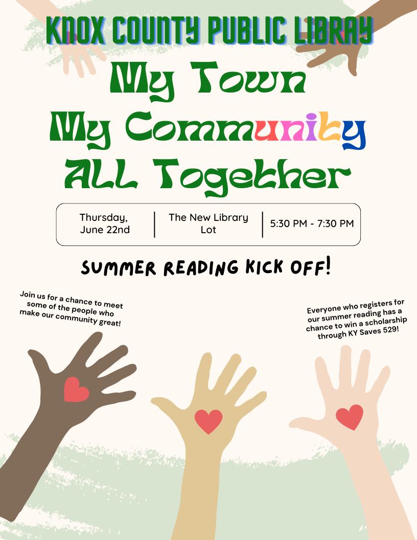 Flyer for My Town, My Community, All Together